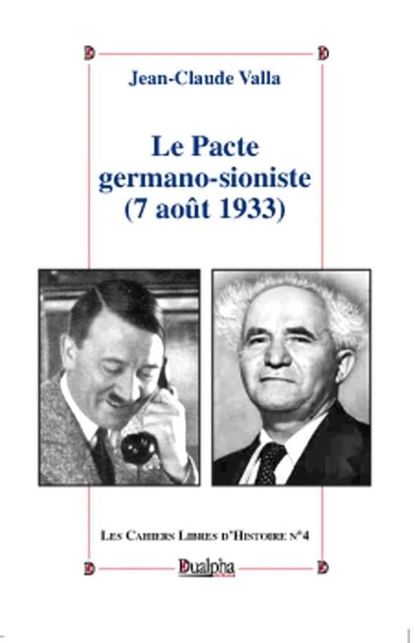 Le pacte germano-sioniste : 7 août 1933