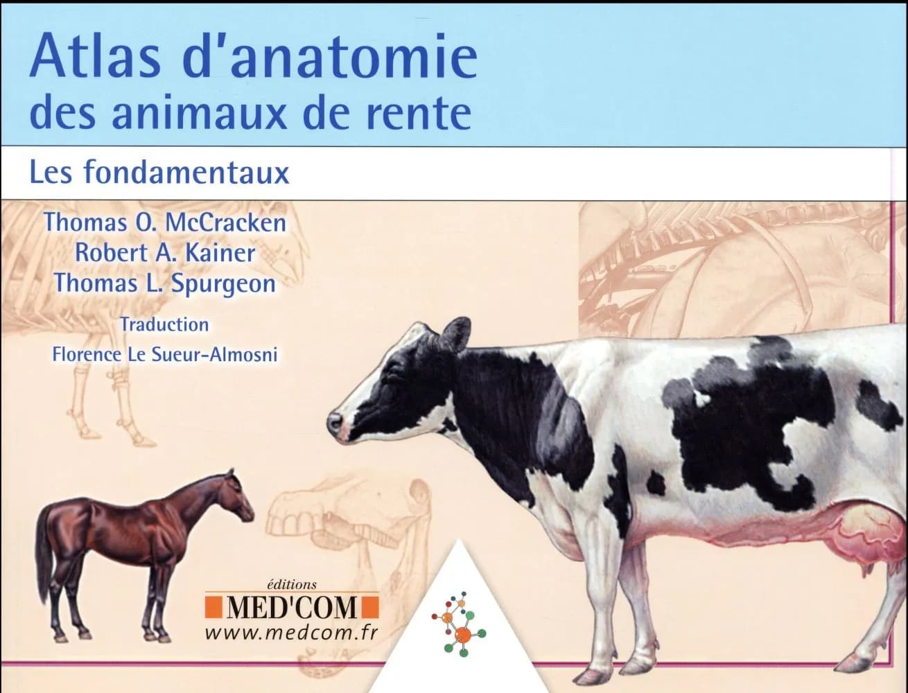 Atlas d'anatomie des animaux de rente : les fondamentaux