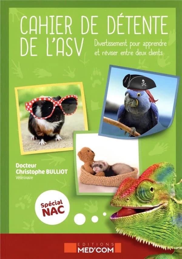 Cahier de détente de l'ASV : divertissement pour apprendre et réviser entre deux clients