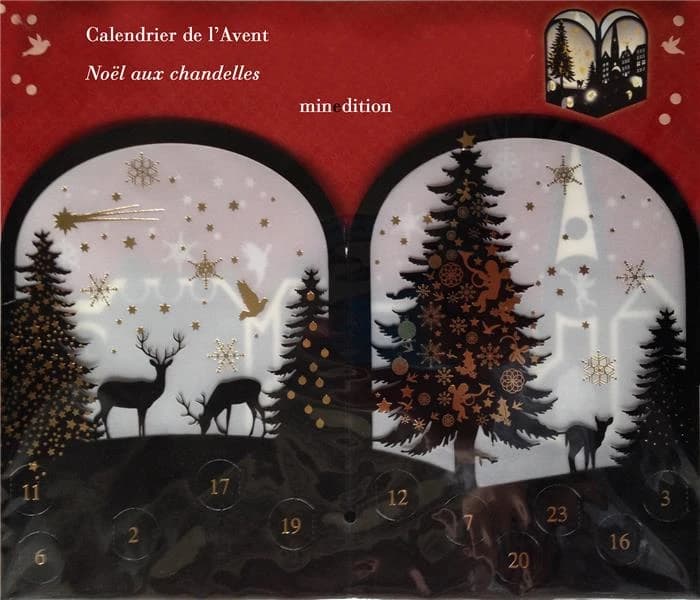 Calendrier de l'avent ; Noël aux chandelles