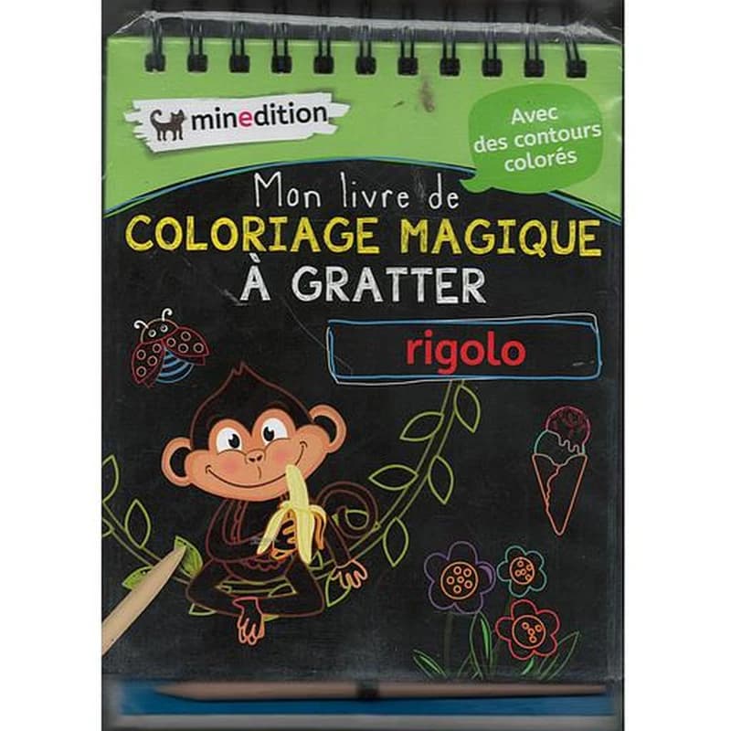 Mon livre de Coloriage Magique à Gratter