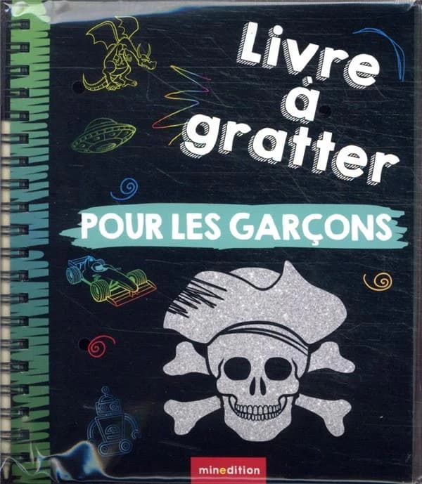 Livre à gratter pour les garçons : [Album à colorier]