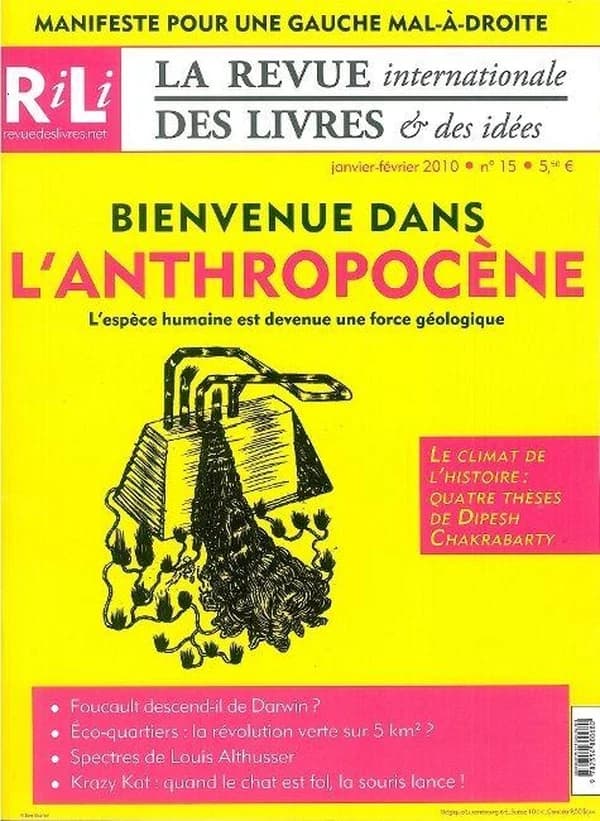 RILI n.15 : bienvenue dans l'anthropocène ; l'espèce humaine est devenue une force géologique
