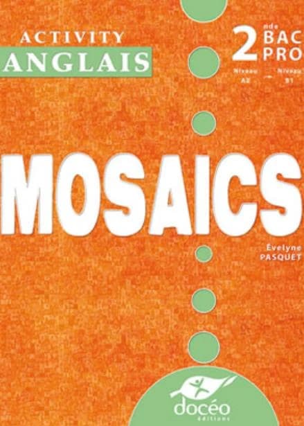 Mosaics ; anglais ; 2de Bac Pro ASSP ; activity book (édition 2017)