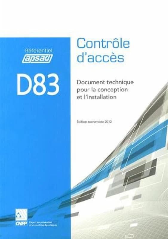 Contrôle d'accès D83 : Document technique pour la conception et l'installation