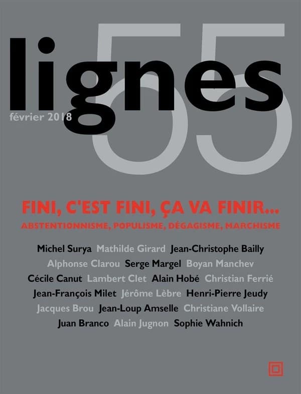 REVUE LIGNES : fini, c'est fini, ça va finir... (édition 2018)