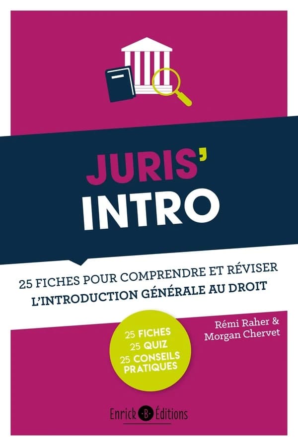 Juris'intro : 25 fiches pour comprendre et réviser l'introduction générale au droit