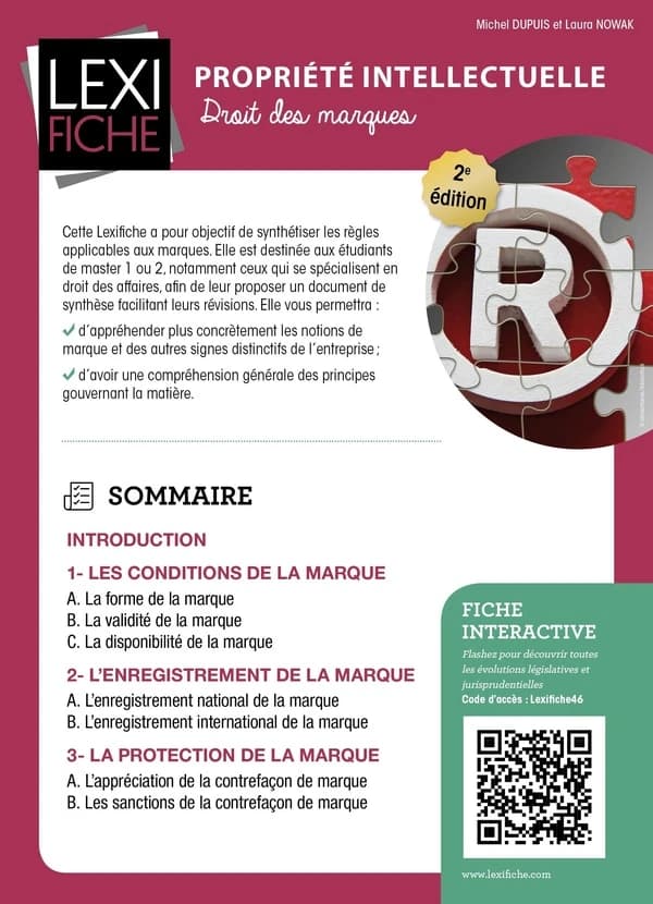 Propriété intellectuelle : Droit des marques