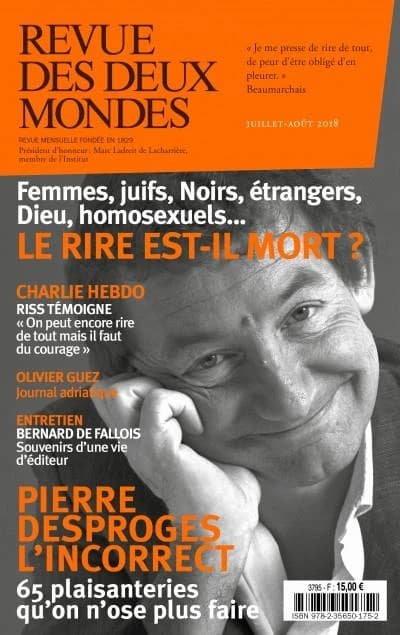 Revue des deux mondes : le rire est-il mort ? femmes, juifs, Noirs, étrangers, Dieu, homosexuels...