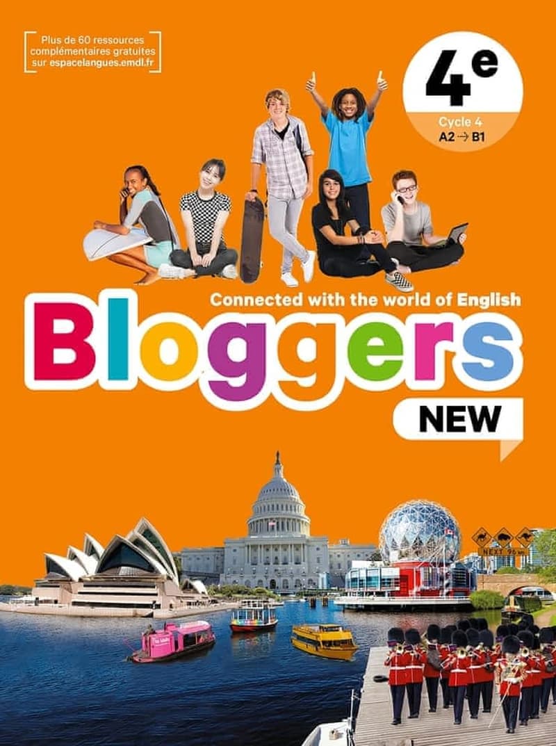 Bloggers : new : connected with the world of English : 4e, cycle 4, A2-B1