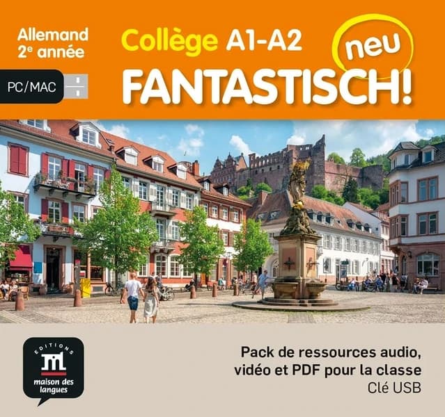 Fantastisch ! neu : allemand ; 2e année ; pack de ressources ; clé USB