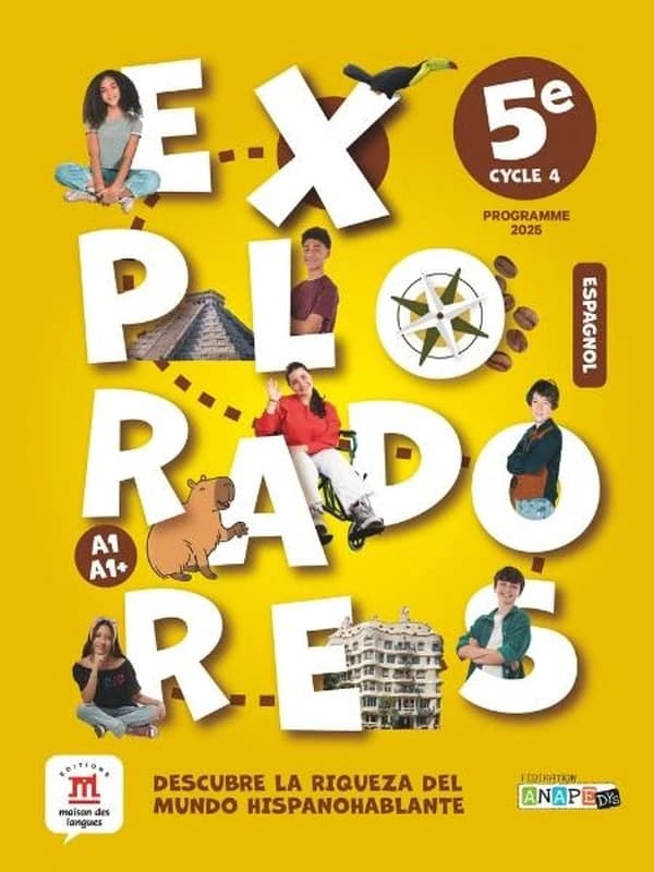 Exploradores : Espagnol : 5e ; Livre de l'élève (édition 2026)