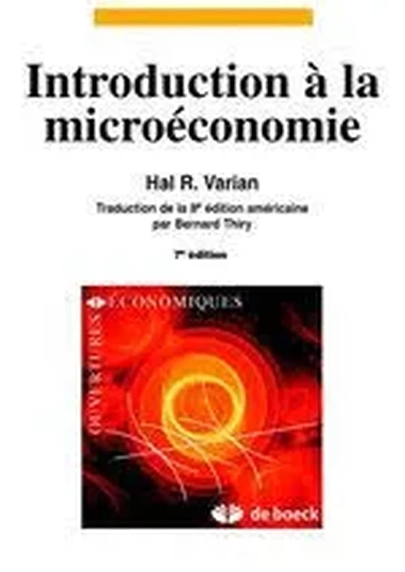 Introduction a la microeconomie (nh)