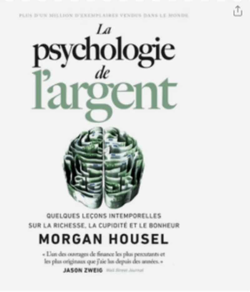 LA PSYCHOLOGIE DE L'ARGENT - QUELQUES LECONS INTEMPORELLES SUR LA RICHESSE, LA CUPIDITE ET LE BONHEU