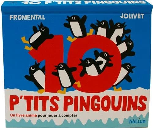 P'tits pingouins : un livre animé pour jouer à compter