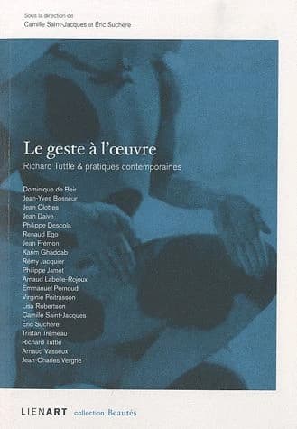 Le geste à l'oeuvre : Richard Tuttle & pratiques contemporaines