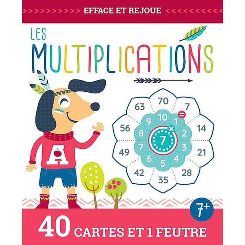 Les multiplications - Avec 40 cartes et 1 feutre