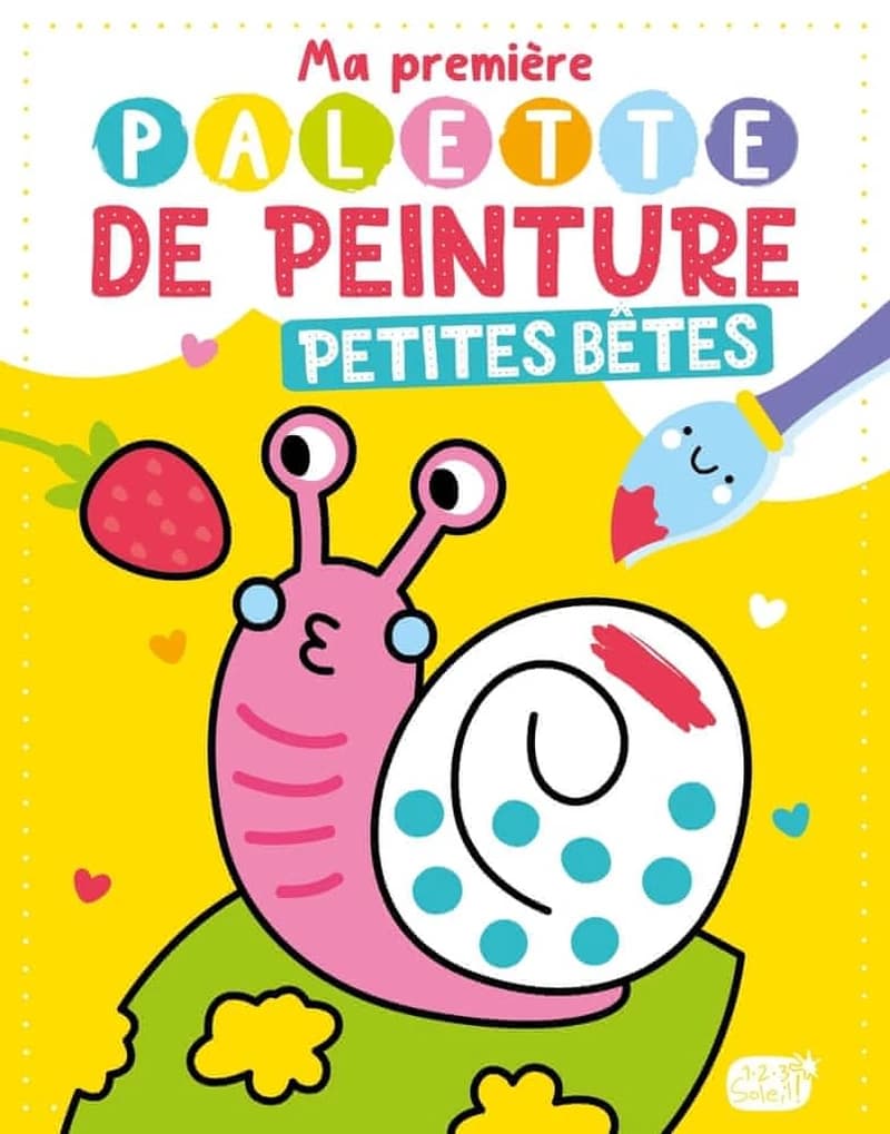 Ma première palette de peinture : petites bêtes : [Album à colorier]