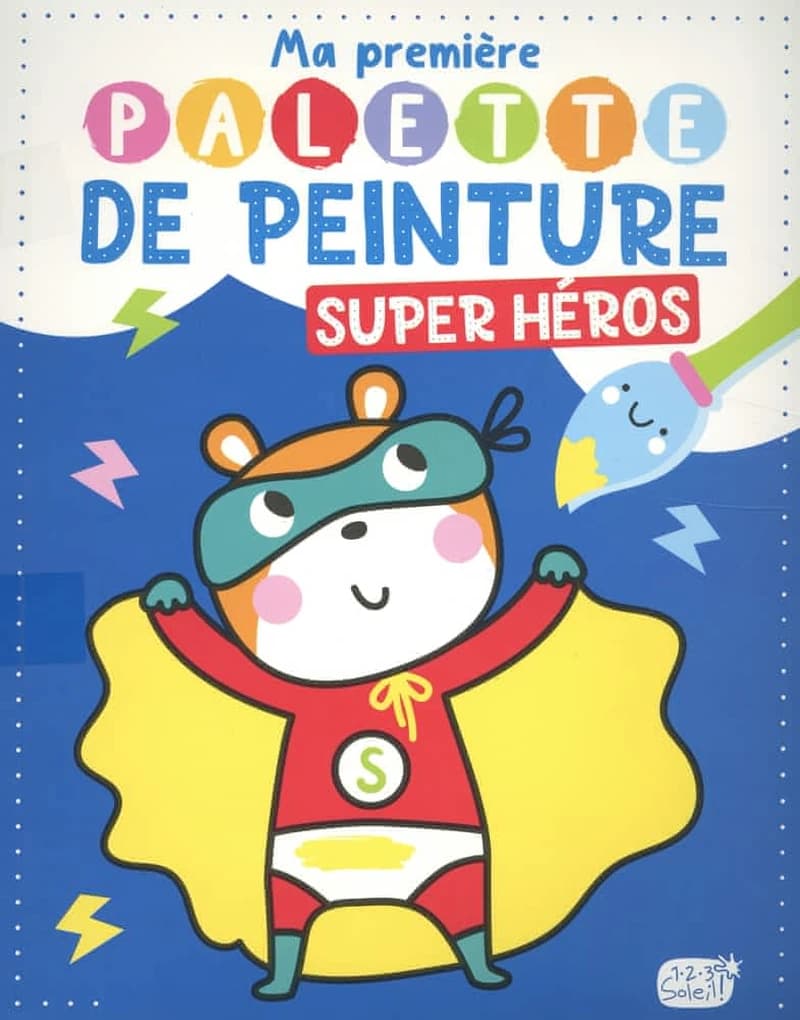 Ma première palette de peinture : super héros : [Album à colorier]