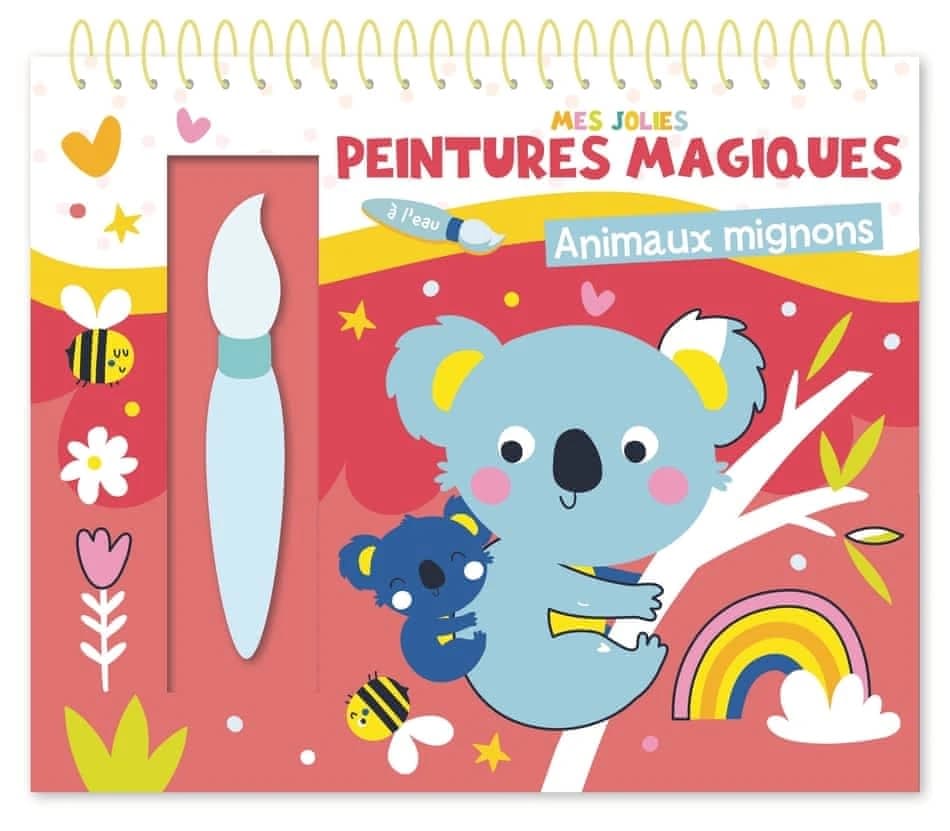 Mes jolies peintures magiques : animaux mignons : [Album à colorier]