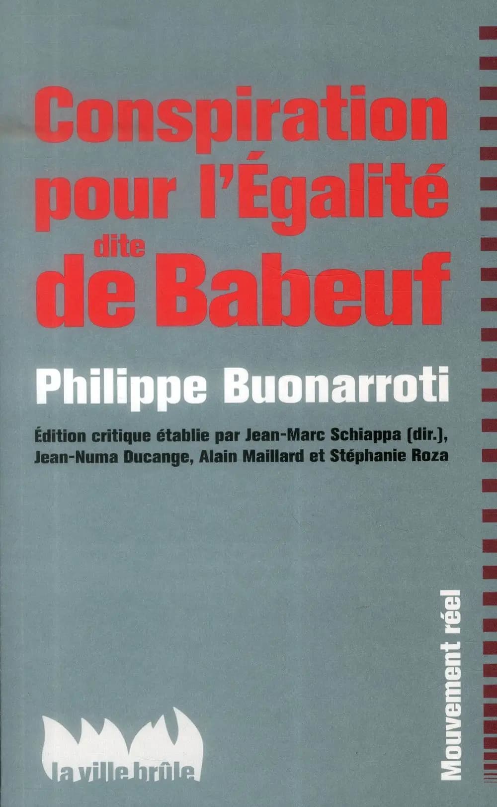 Conspiration pour l'égalité dite de Babeuf