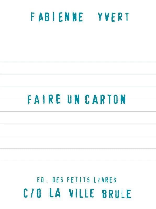 Faire un carton