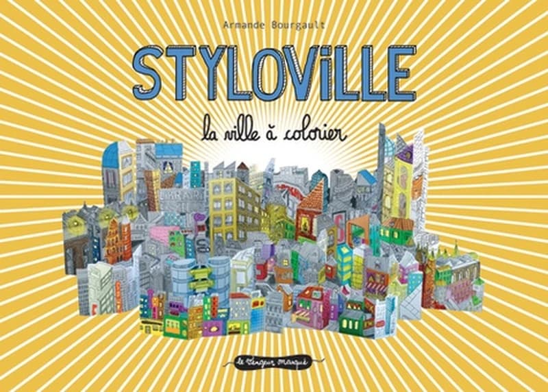 Styloville : La ville à colorier : [Album à colorier]