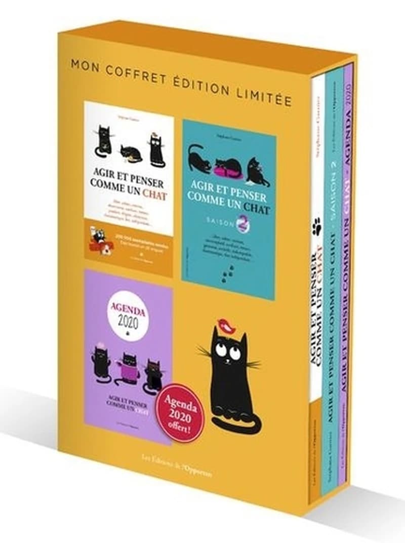 Coffret Agir et penser comme un chat en 2 volumes : Agir et penser comme un chat ; Agir et penser comme un chat saison 2 - Dont l'agenda 2020 offert