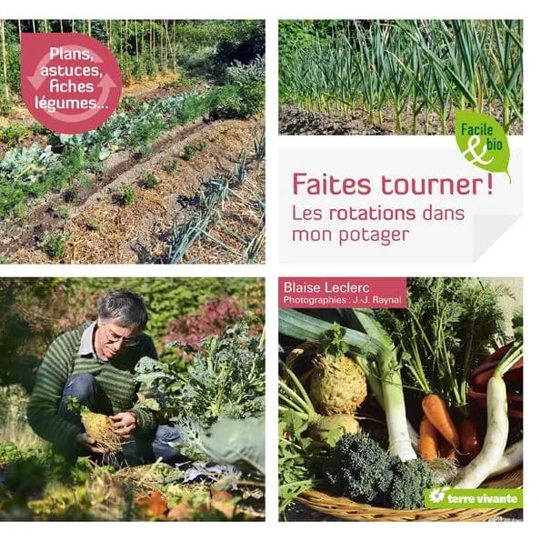 Faites tourner ! Les rotations dans mon potager : plans, astuces, fiches légumes