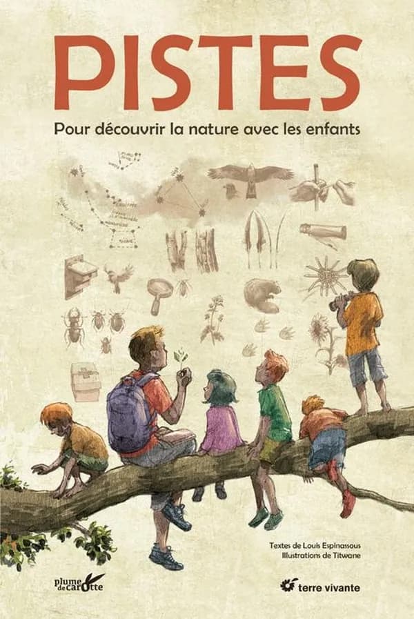 Pistes : pour découvrir la nature avec les enfants ([Nouvelle éd.]) textes de Louis Espinassous ; illustrations de Titwane