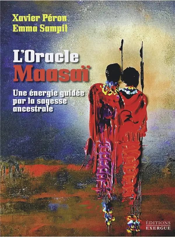Coffret l'Oracle Masaï : Une énergie guidée par la sagesse ancestrale. Contient 1 livre et 52 cartes