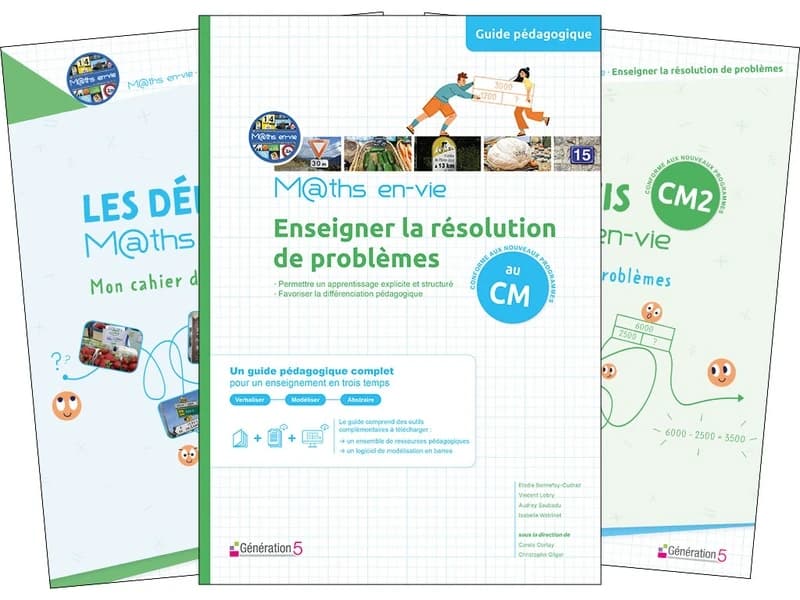 M@ths en-vie : Enseigner la résolution de problèmes au CM : guide pédagogique