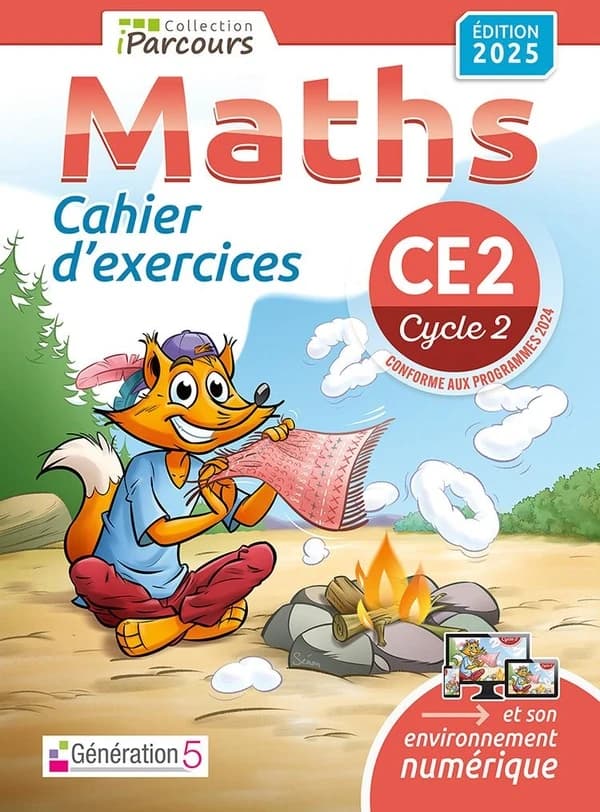 Maths CE2 iParcours : Cahier d'exercices