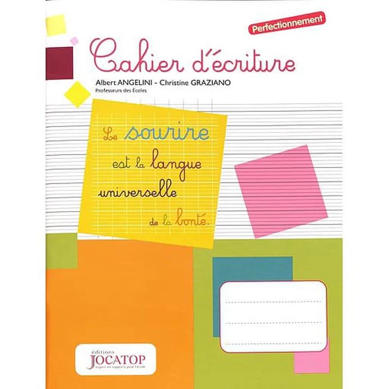 Cahier d'écriture perfectionnement