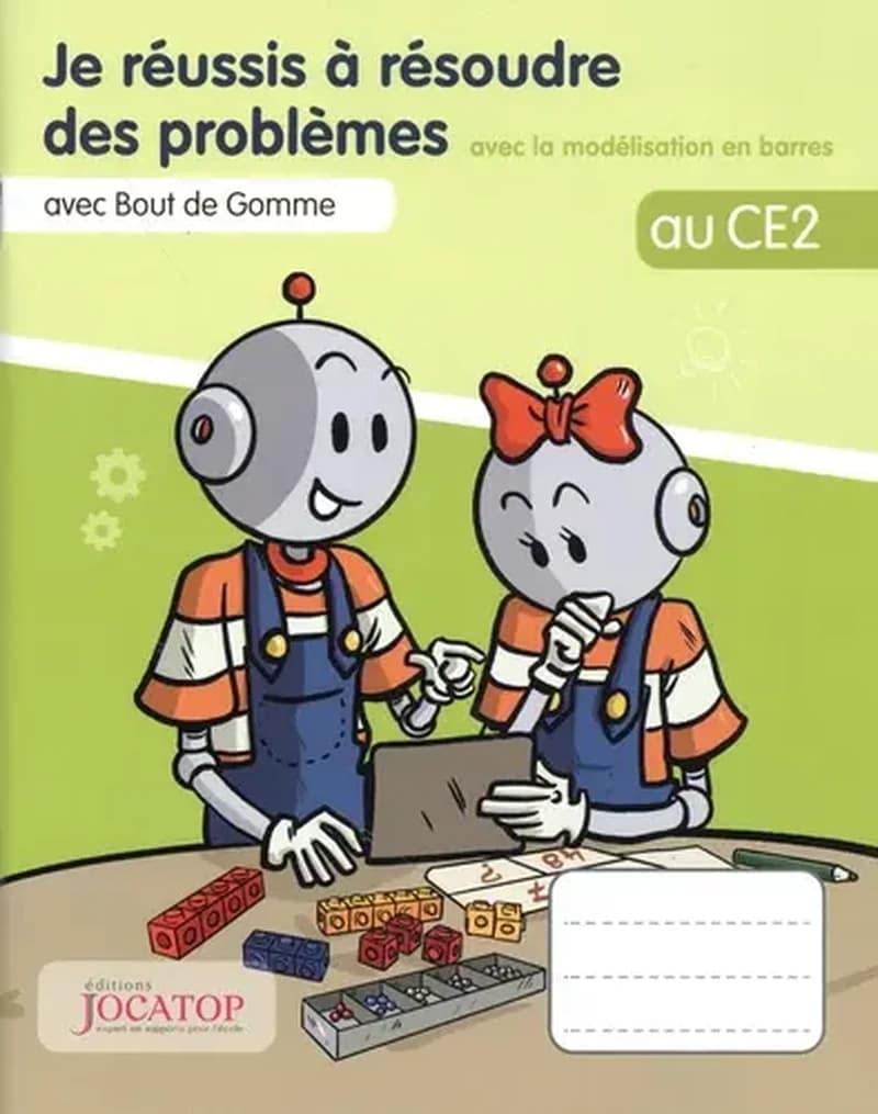 Je réussis à résoudre des problèmes au CE2 avec Bout de Gomme. Avec la modélisation en barres