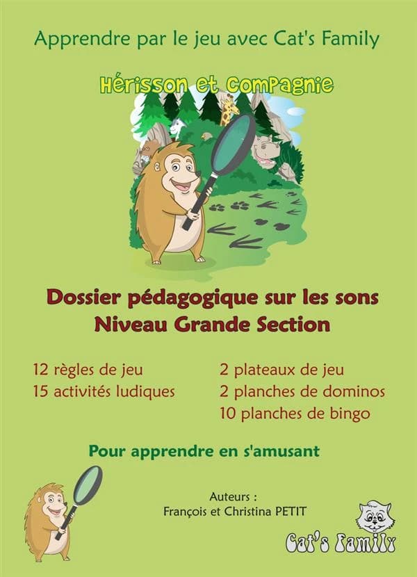Dossier pédagogique sur les sons ; niveau grande section