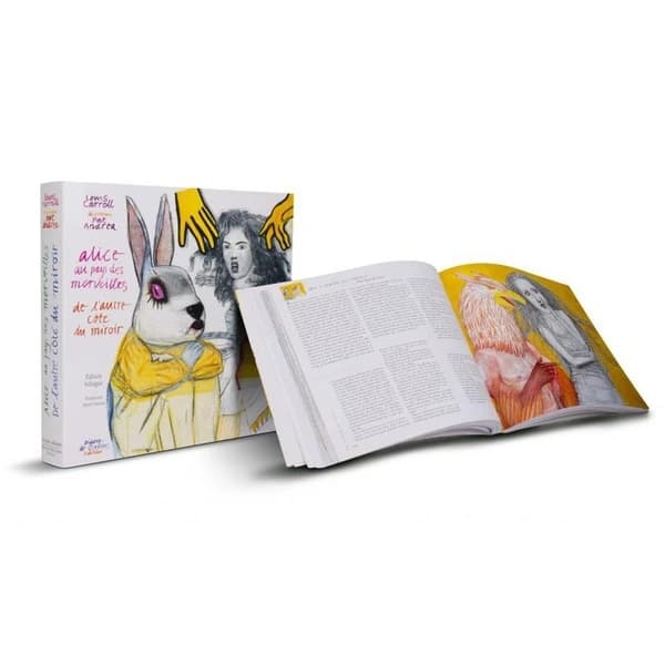 Les aventures d'Alice au pays des merveilles ; De l'autre côté du miroir et de ce qu'Alice y trouva (Éd. révisée) Lewis Carroll ; illustrations, Pat Andrea ; préface... par Marc Lambron ; traduction française, Henri Parisot ; [notes françaises de Jean Gat