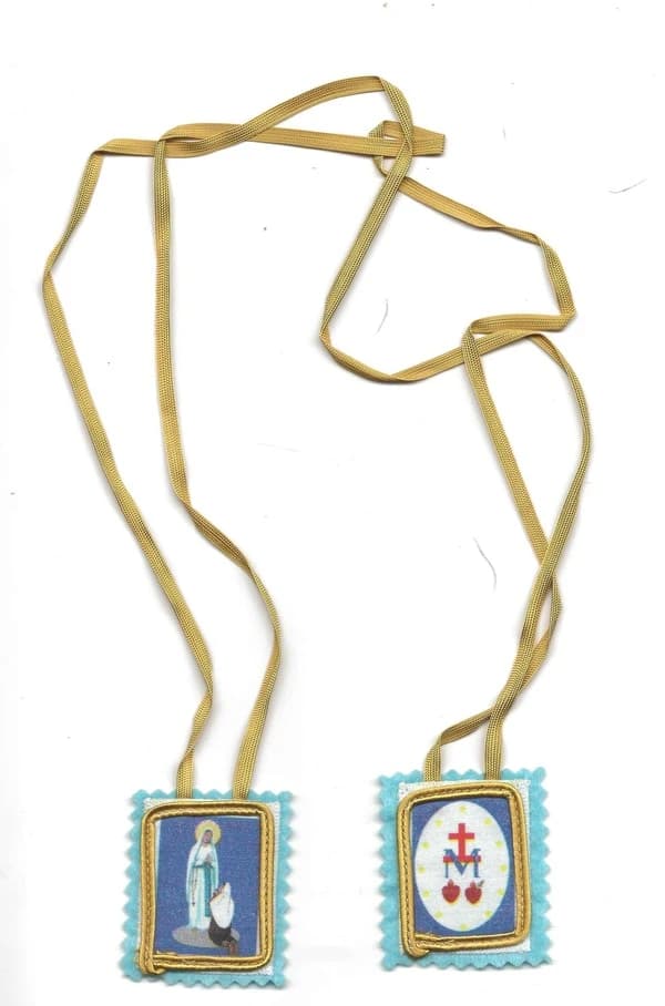 Scapulaire bleu de l'Immaculée Conception