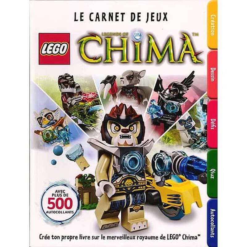 Legends of Chima, Le carnet de jeux