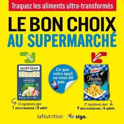 Le bon choix au supermarché : traquez les aliments ultra-transformés (5e éd.) [par les diététiciennes-nutritionnistes de] LaNutrition.fr