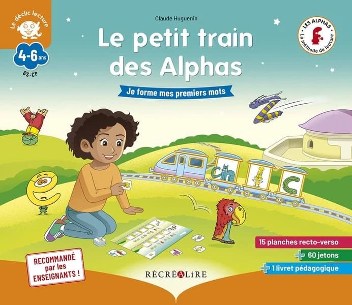 Le petit train des Alphas : jeu de phonologie