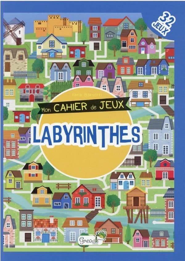 Labyrinthes : 32 jeux