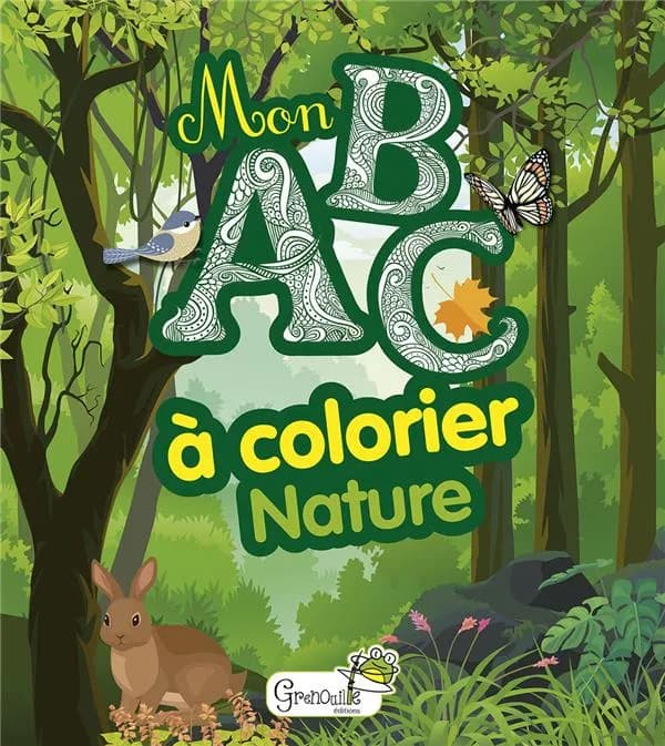 Mon ABC à colorier : nature : [Album à colorier]