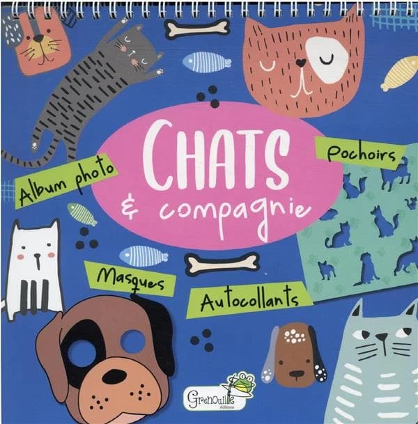 Chats & compagnie : [Album à colorier]