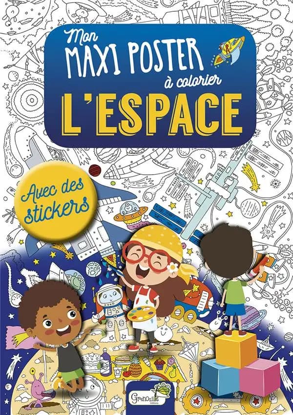 L'Espace : Avec un grand poster et des stickers