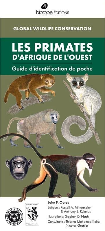 Les Primates d'Afrique de l'ouest : guide d'identification de poche