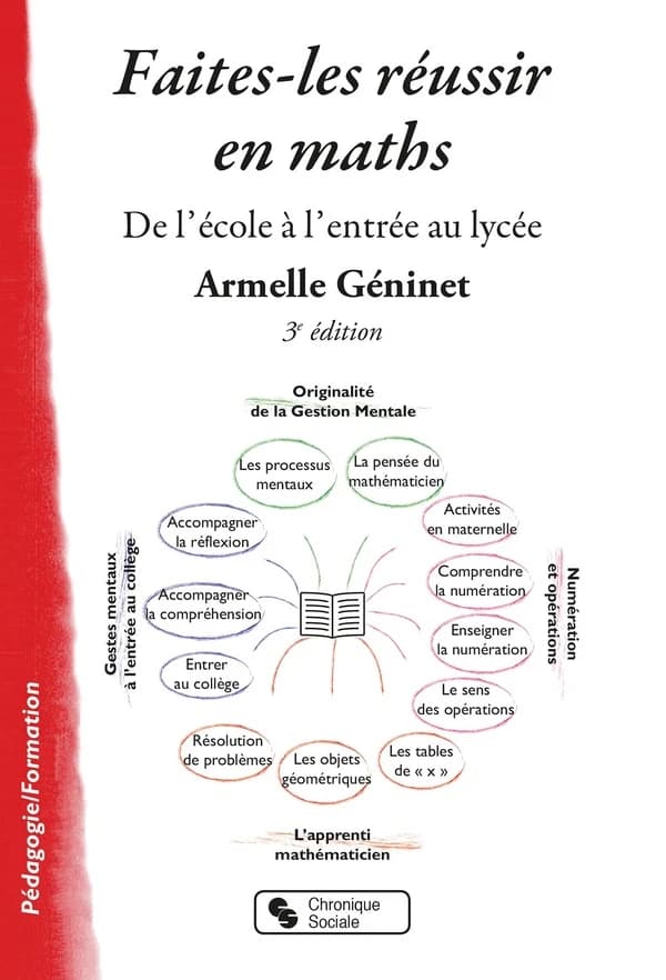 Faites-les réussir en maths : de l'école à l'entrée au lycée