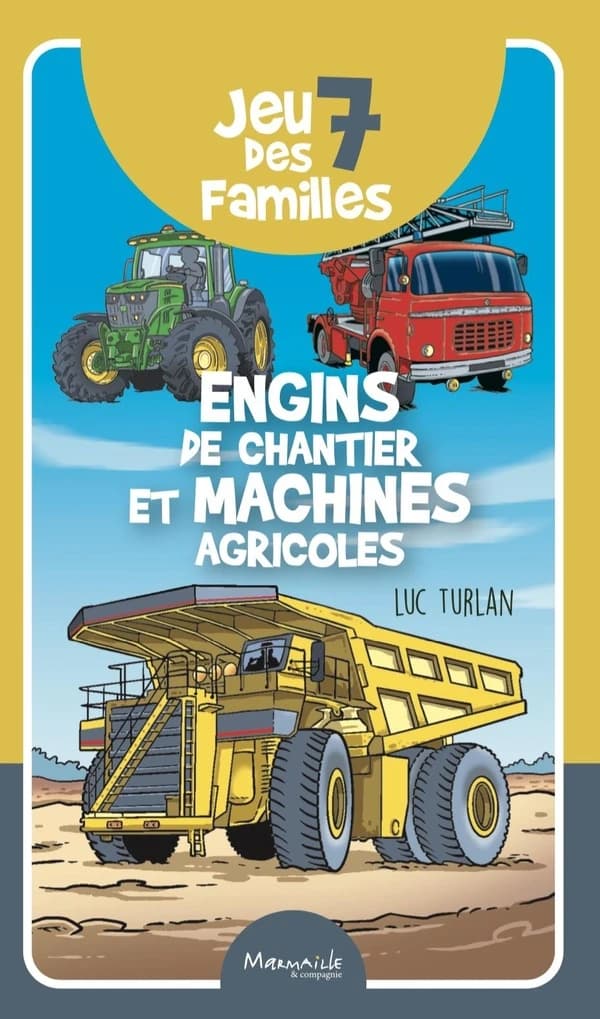 Jeu des 7 familles : engins de chantiers, machines agricoles