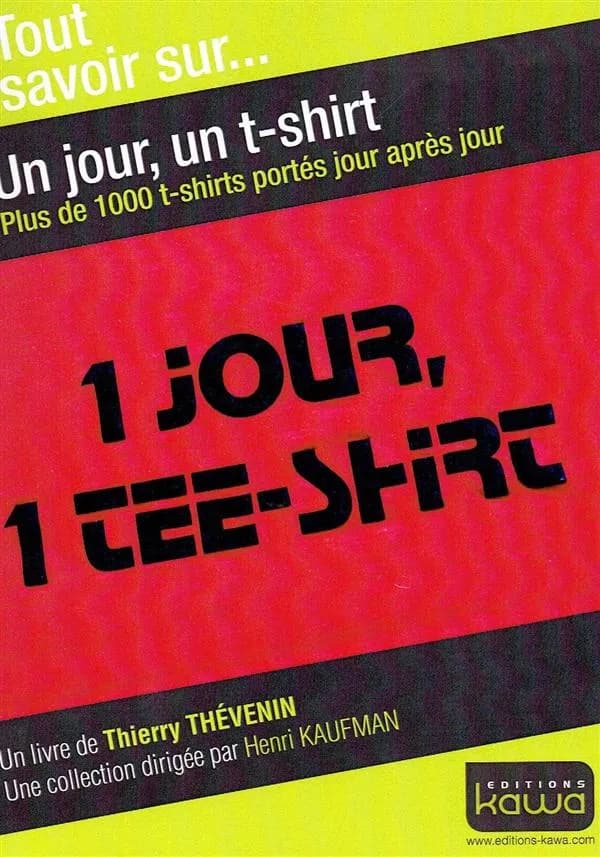 Un jour, un t-shirt : plus de 1000 t-shirts portés jour après jour