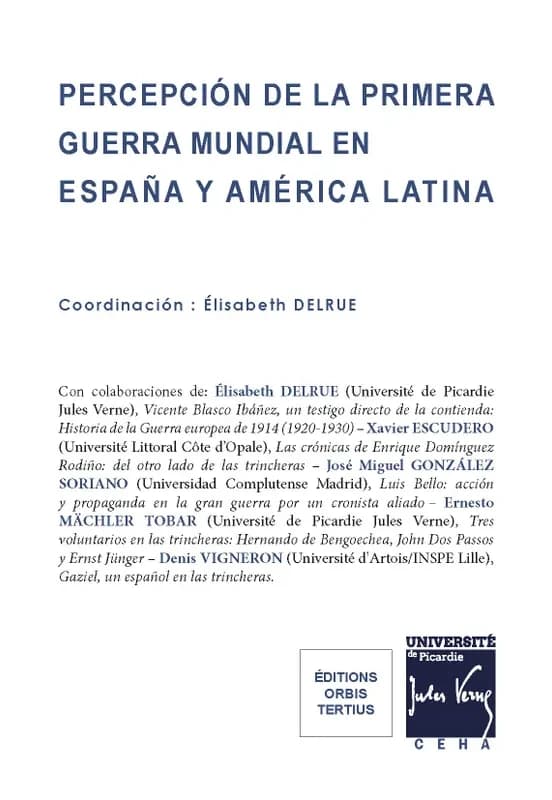Percepción de la Primera guerra mundial en España y en América Latina